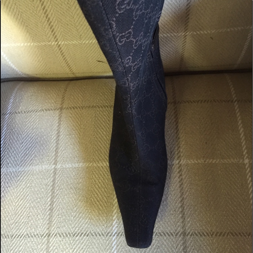 Gucci Fabric Logo Boot